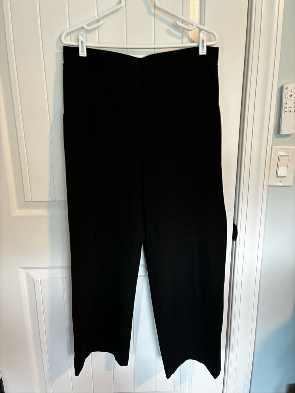 Theory Black Wide-Leg Pants